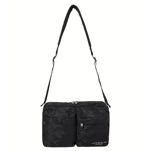 Túi Đeo Chéo Nam Acmé De La Vie Camouflage Square Cross Bag 25SS-ACBALGCMB-Black-OSFA Màu Đen/ Camo