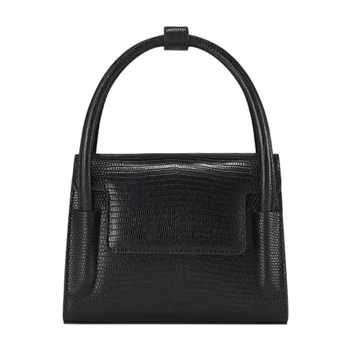 Túi Đeo Chéo Nữ Find Kapoor Marty 18 Lizard Black Màu Đen