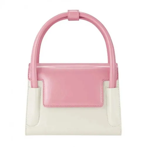 Túi Đeo Chéo Nữ Find Kapoor Marty Bag 18 Crinkled White Pink Màu Trắng Hồng