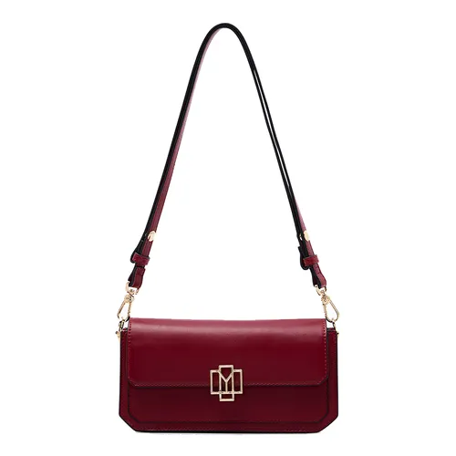 Túi Đeo Chéo Nữ Lyn Berlyn Crossbody Bag - Dark Red L26CBWB006 Màu Đỏ