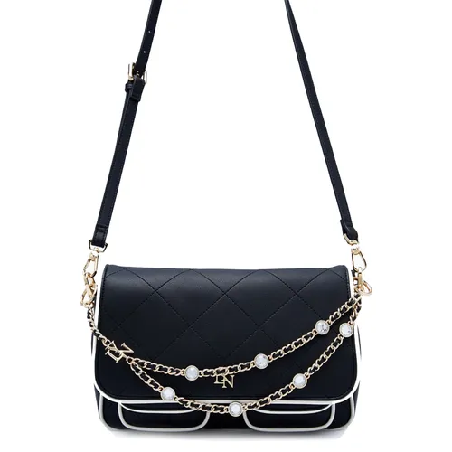 Túi Đeo Chéo Nữ Lyn Berri Crossbody Bag - Black L26CBWA006 Màu Đen