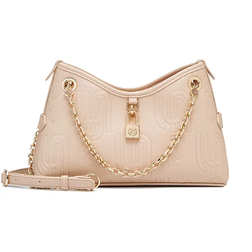 Túi Đeo Chéo Nữ Lyn Britannia Infinite Top Handle Handbag L26CBWC022 Màu Nude