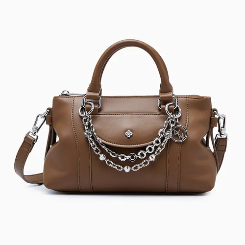 Túi Đeo Chéo Nữ Lyn Joe Handle Handbag - Brown L26CBWA040 Màu Nâu