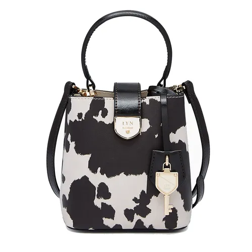 Túi Đeo Chéo Nữ Lyn Mustang Astraea Mini Crossbody Bag - Dark Printed Brown L26CBWA141 Phối Màu