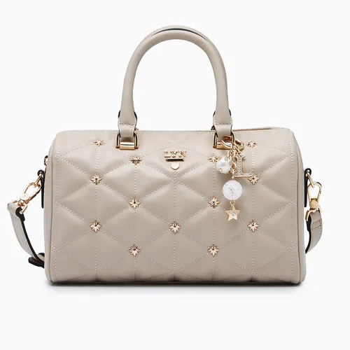 Túi Đeo Chéo Nữ Lyn North Buton Star Duffle M Handbag - Beige L25FBWA114 Màu Be Nhạt