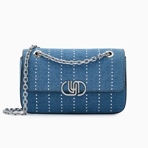 Túi Đeo Chéo Nữ Lyn Nova Infinite S Crossbody Bag - Blue Variation 2 L26CBWA056 Màu Xanh Blue