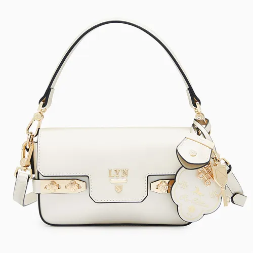 Túi Đeo Chéo Nữ Lyn Re-Edit Bliss Mini Crossbody Bag - Gold Variation 2 L26CBWA152 Màu Trắng Kem