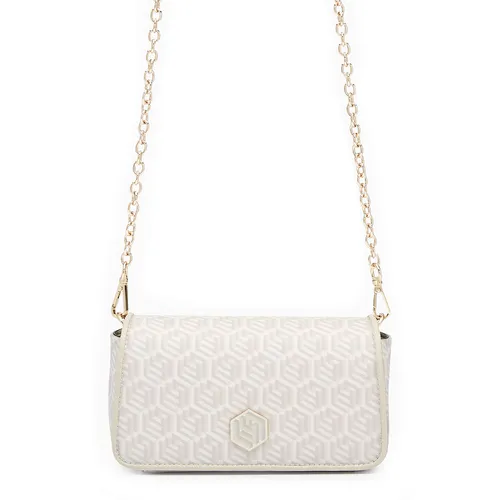 Túi Đeo Chéo Nữ Lyn Rubik Crossbody Bag - Light Beige L26CBWA013 Màu Be Nhạt