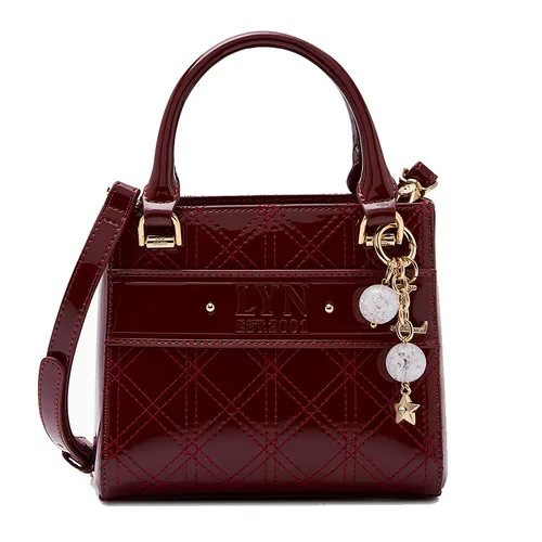 Túi Đeo Chéo Nữ Lyn Sydney Ii Mini Top Handle Handbag - Dark Red L26CBWA168 Màu Đỏ Đậm