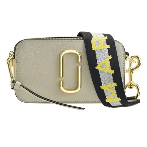 Túi Đeo Chéo Nữ Marc Jacobs Shoulder Bag Crossbody Mini Compact Snapshot Leather Màu Be