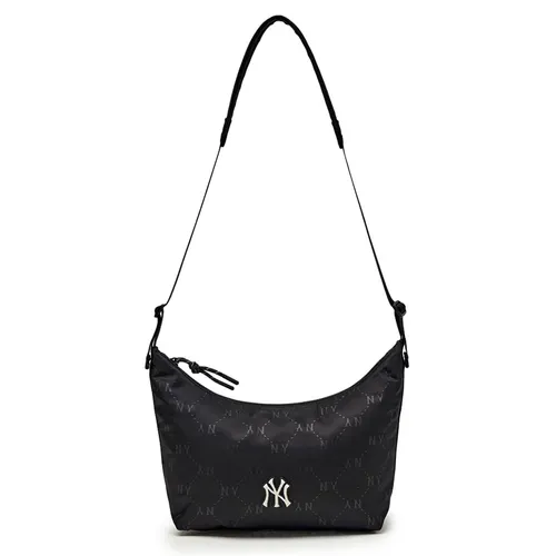 Túi Đeo Chéo Nữ MLB Dia Mono Sportive Hobo Bag New York Yankees Black 3ABQM025N-50BKS Màu Đen