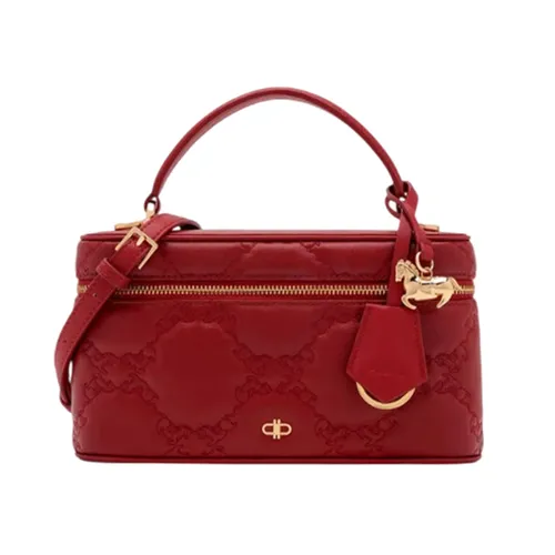 Túi Đeo Chéo Nữ Pedro Ari Leather Quilted Shoulder Bag PW2-75940008-8 Red Màu Đỏ