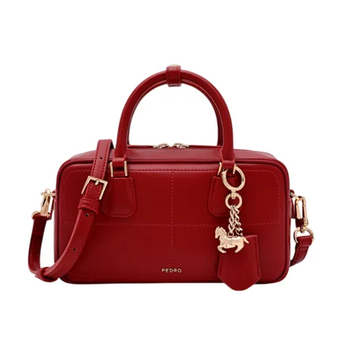Túi Đeo Chéo Nữ Pedro Seren Bowling Bag PW2-65060007-5 Red Màu Đỏ