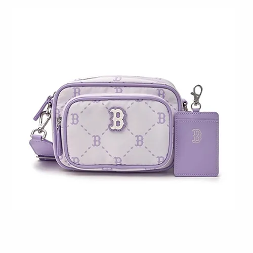 Túi Đeo Chéo Trẻ Em MLB Kids Dia Monogram Boston Red Sox 7ACRMD45N-PP Màu Tím