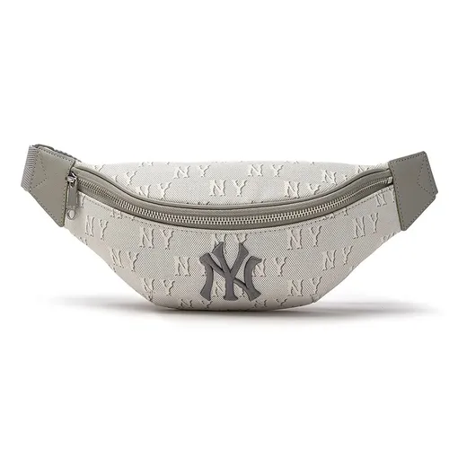 Túi Đeo Hông MLB Classic Mono Jacquard Hip Sack New York Yankees Grey 3AHSM014N-50CGL Màu Xám Nhạt