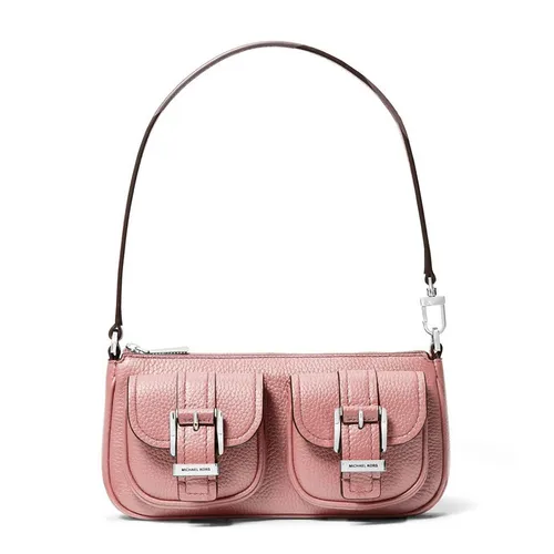 Túi Đeo Vai Nữ Michael Kors&nbsp;MK Zoe Small Pebbled Leather Pochette Shoulder Bag Màu Hồng