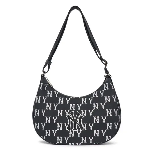 Túi Đeo Vai MLB Monogram Jacquard Hobo Bag 3ABQL023N 50BKS&nbsp;Màu Đen