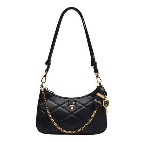 Túi Đeo Vai Nữ Lyn Re-Edit Rosee Emb S Shoulder Bag L26CBWA122 Black Màu Đen