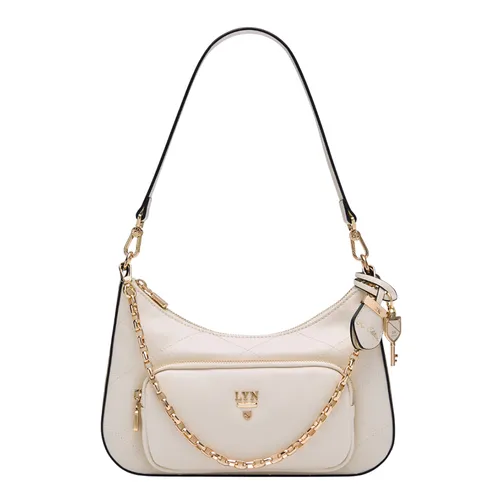Túi Đeo Vai Nữ Lyn Re-Edit Rosee Quilt M Shoulder Bag L26CBWA121 Ivory Màu Trắng
