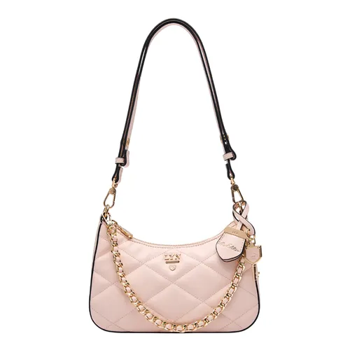Túi Đeo Vai Nữ Lyn Re-Edit Rosee Quilt S Shoulder Bag L26CBWA123 Light Pink Màu Hồng