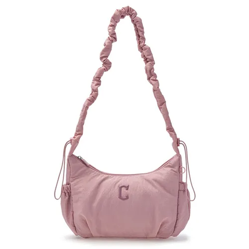 Túi Đeo Vai Nữ MLB Basic Athleisure Hobo Bag New York Yankees Pink 3ABQA015N-45PKM Màu Hồng