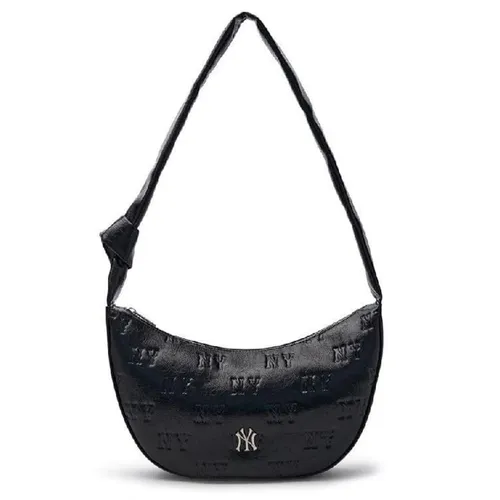 Túi Đeo Vai Nữ MLB Classic Mono Crack Embo Crossbody New York Yankees Black 3ACRMV15N-50BKS Màu Đen