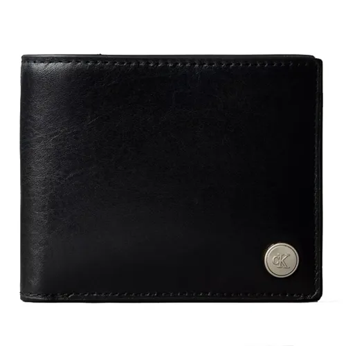 Ví Nam Calvin Klein CK Logo Bifold Wallet 4G1056G 001 Màu Đen