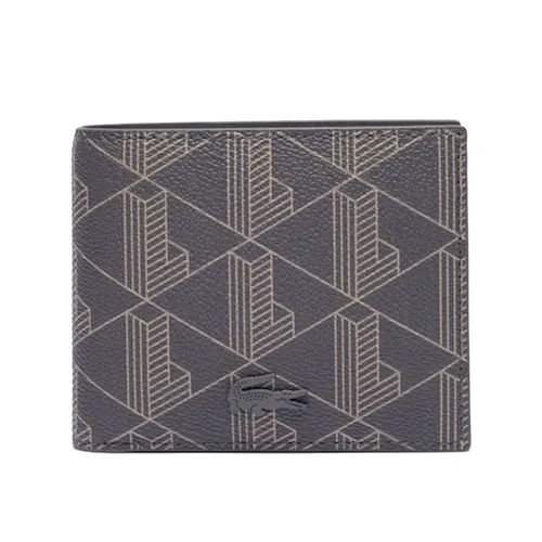 Ví Nam Lacoste Small The Blend Billfold NH3697LX Q82 Màu Xám