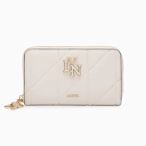 Ví Nữ Lyn Gastonica Semi Wallet - Ivory L26CWWA044 Màu Trắng Kem