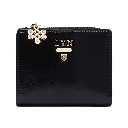 Ví Nữ Lyn Re-Edit Bliss Zip Short Wallet - Black L26CWWA041 Màu Đen