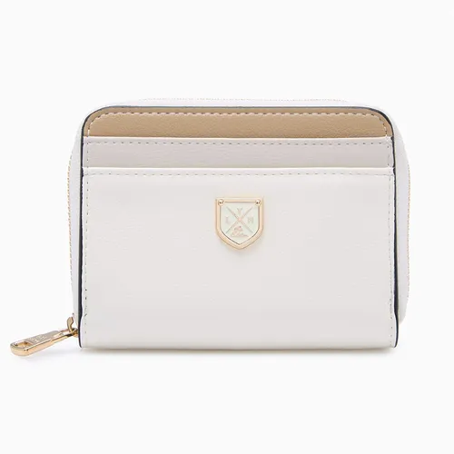 Ví Nữ Lyn Re-Edit Mustang Zip Short Wallet - Ivory L26CWWA023 Màu Trắng Kem