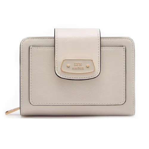Ví Nữ Lyn Renny Short Wallet - Ivory L26CWWA016 Màu Be Nhạt