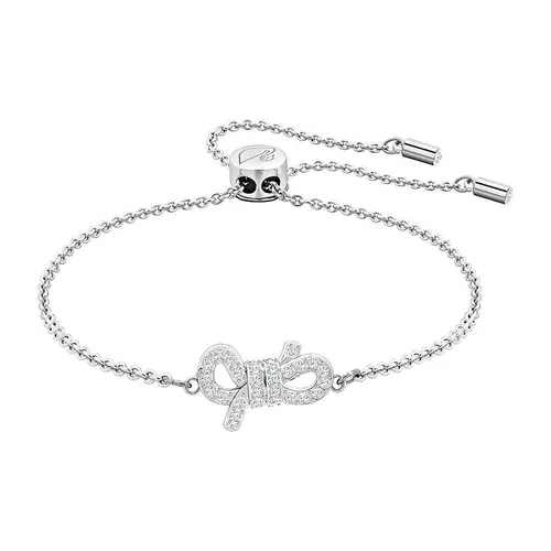 Vòng Đeo Tay Nữ Swarovski Crystal Lifelong Bow Bracelet Cry 5469983 Màu Bạc