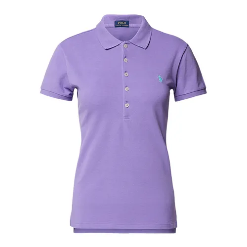 Áo Polo Nữ Ralph Lauren Slim Short Sleeve 211870245012 Màu Tím Size XS