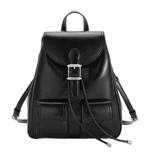 Balo Nữ Charles & Keith CNK Bryna Backpack Noir CK2-60160240 Màu Đen