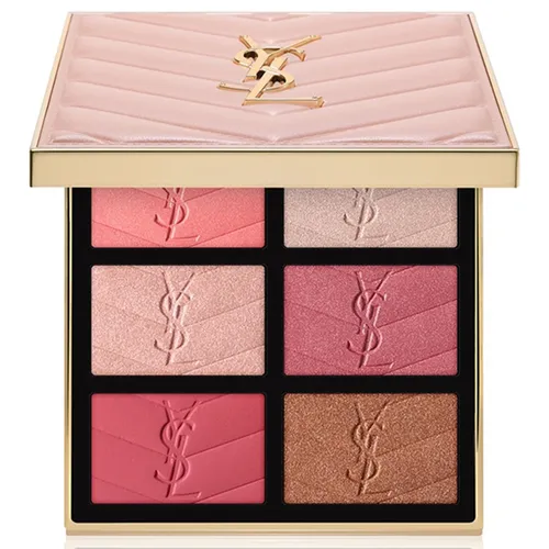 Bảng Phấn Má Hồng Yves Saint Laurent YSL Couture Face Palette Blush & Highlighter 6 Ô Màu