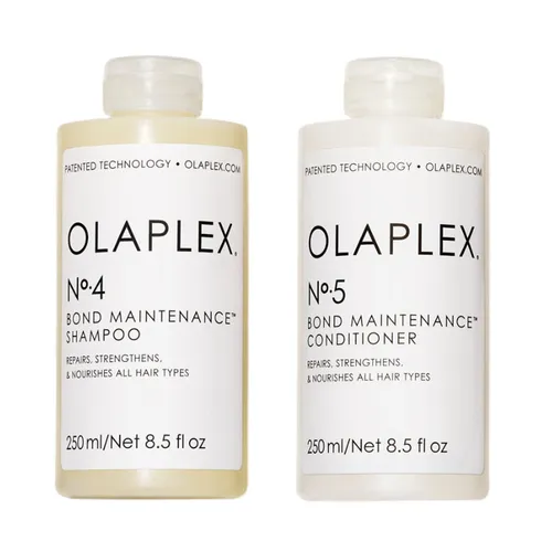 Bộ Dầu Gội + Dầu Xả Phục Hồi, Dưỡng Tóc Olaplex No.4 + No.5 Bond Maintenance (250ml x 2)