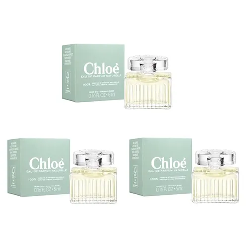 Combo 3 Chai Nước Hoa Nữ Chloé Naturelle Organic Rose EDP (5ml x 3)