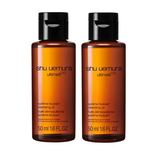 Combo Dầu Tẩy Trang Shu Uemura Ultime 8 Sublime Cleansing Oil Màu Nâu (2 x 50ml)