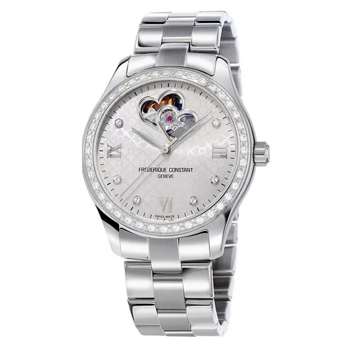 Đồng Hồ Nữ Frederique Constant Double Heart Beat FC-310WDHB3BD6B (FC310WDHB3BD6B) Màu Bạc
