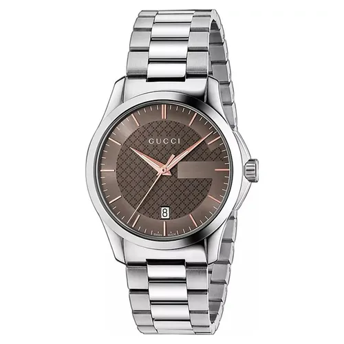 Đồng Hồ Nam Gucci G-Timeless Men's Watch 40mm Màu Bạc - Nâu