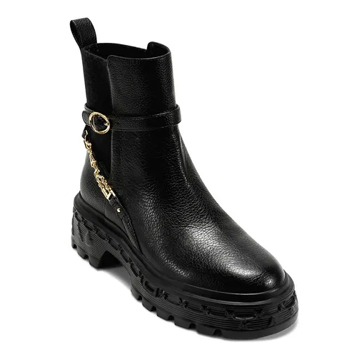 Giày Boot Nữ Karl Lagerfeld Paris Laelith Black Màu Đen Size 37-38