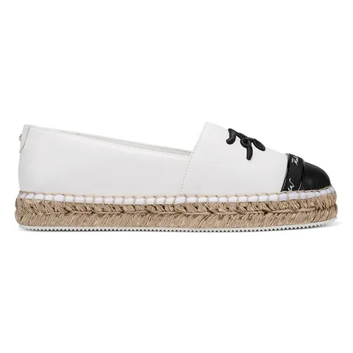 Giày Slip On Nữ Karl Lagerfeld Paris Script Millicent Màu Trắng Size 41-42