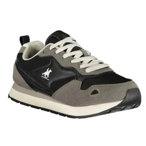 Giày Thế Thao Nam U.S. Grand Polo GPM523600_NE2020 Màu Xám Đen Size 41