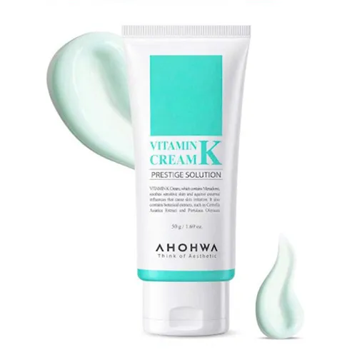 Kem Phục Hồi Da, Giảm Mao Mạch Và Mỏng Đỏ Ahohwa Vitamin K Cream 50g