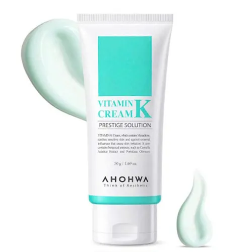 Kem Phục Hồi Da, Giảm Mao Mạch Và Mỏng Đỏ Ahohwa Vitamin K Cream 50g