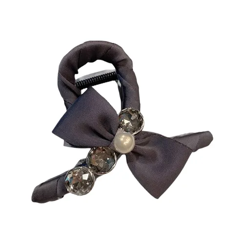 Kẹp Tóc Meri Lady Fabric Bow HC220-Đ Màu Đen