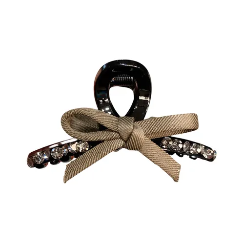 Kẹp Tóc Nữ Meri Cute Fabric HC214-T Màu Đen/Be