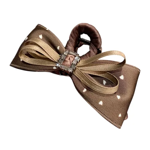 Kẹp Tóc Nữ Meri Soft Fabric HC217-N Màu Nâu