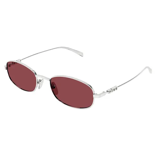 Kính Mát Unisex Gucci GG1940S 003 Sunglasses Màu Đỏ Bạc